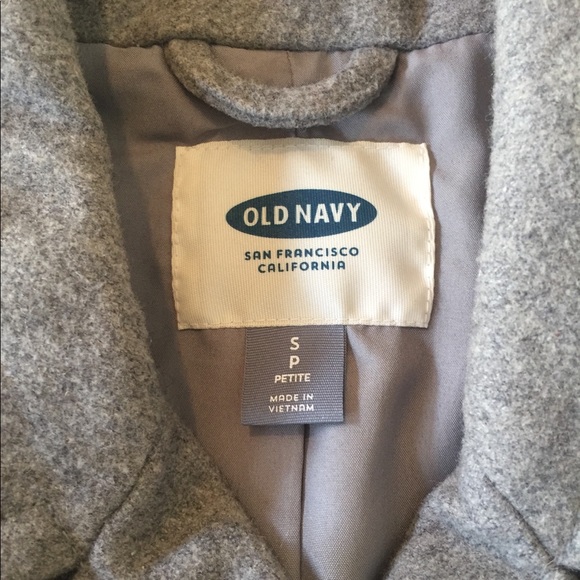 Old Navy NWOT Double Breasted Pea Coat Gray Small - Picture 5 of 8